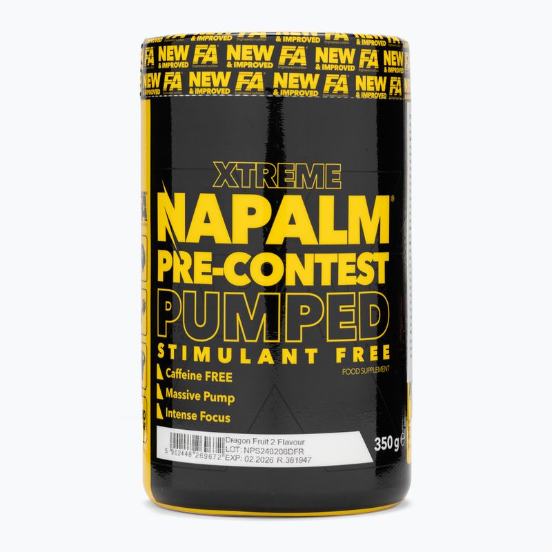 Передтренувальний комплекс Fitness Authority Napalm Pre-Contest Pumped Stimulant Free 350 г dragon fruit