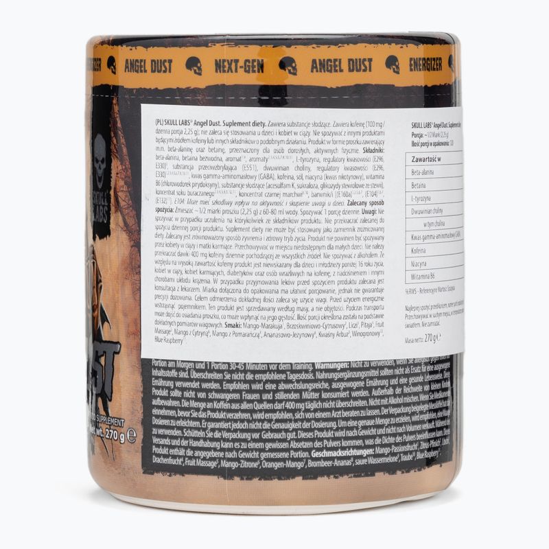 Передтренувальний комплекс Fitness Authority Skull Labs Ange Dust 270 г mango/lemon 3