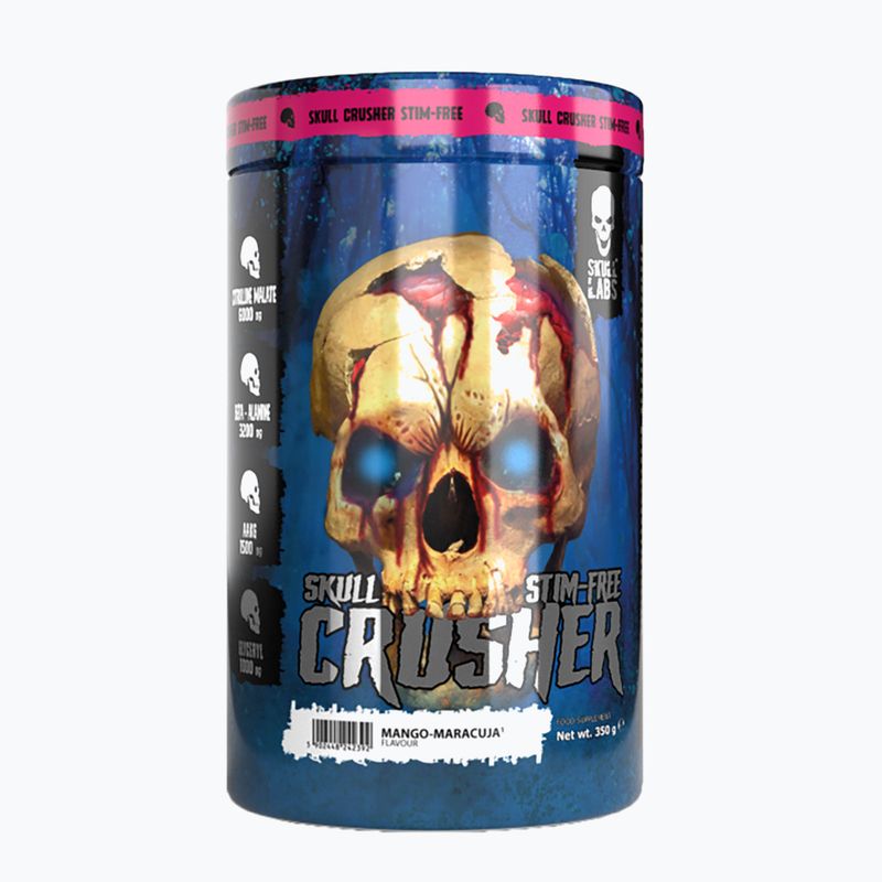 Передтренінговий комплекс Fitness Authority Skull Labs Skull Crusher Stim-Free 350 г dragon fruit