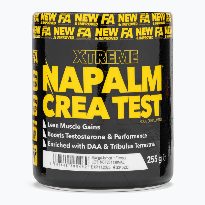 Креатин Fitness Authority Napalm Crea Test 255 г mango/lemon