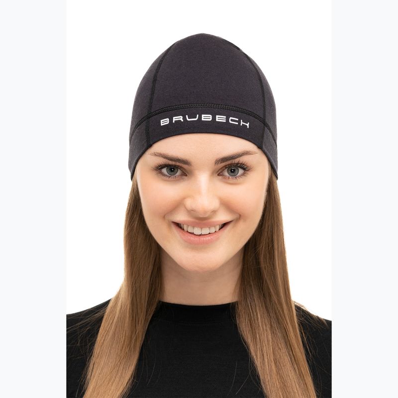 Шапка термоактивна Brubeck Merino Wool black 3