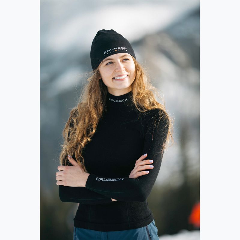 Термокофта жіноча Brubeck LS11930 Extreme Wool чорна 4