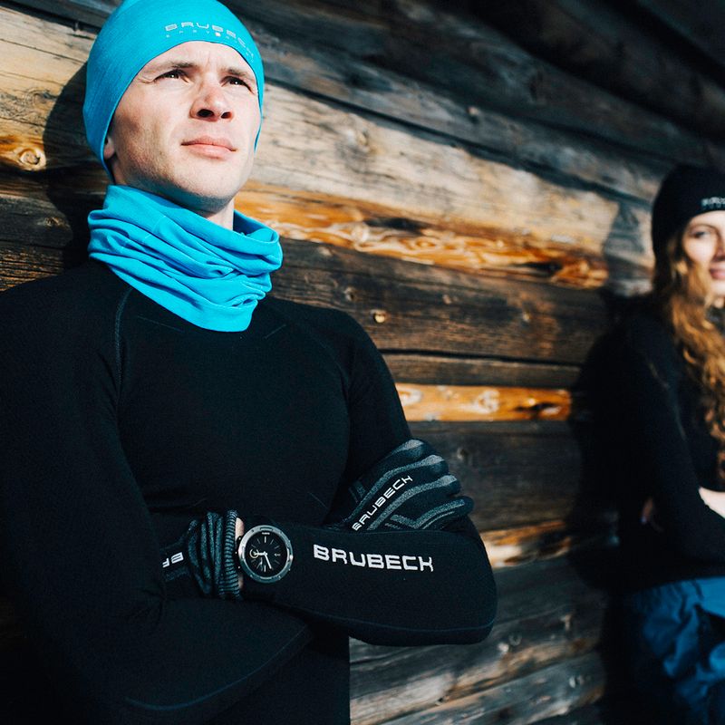Чоловіча термоактивна кофта Brubeck Extreme Thermo чорний 7