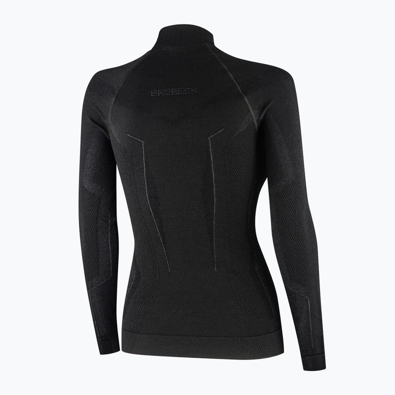 Лонгслів термічний жіночий Brubeck Extreme Merino чорний 6
