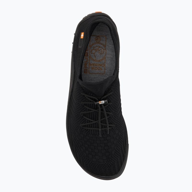 Кросівки barefoot чоловічі Brubeck Barefoot Merino чорний/чорний 5