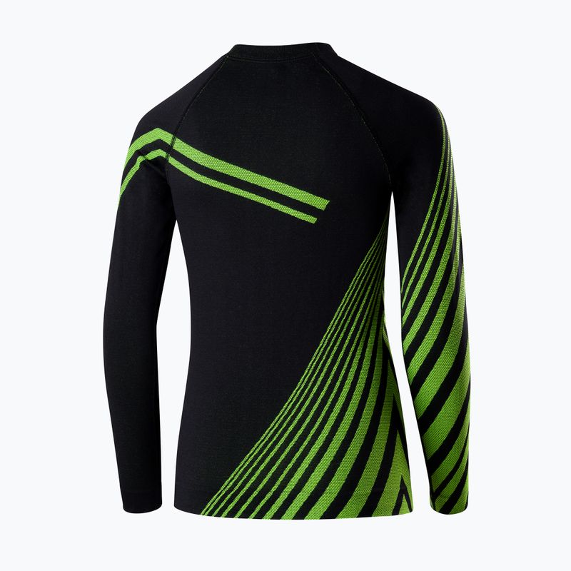 Комплект дитячої термобілизни Brubeck Dry Junior black/neon 3