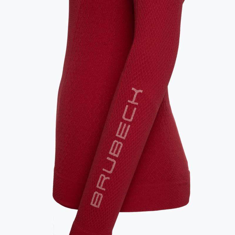 Жіноча термоактивна кофта Brubeck Extreme Thermo бордовий 7