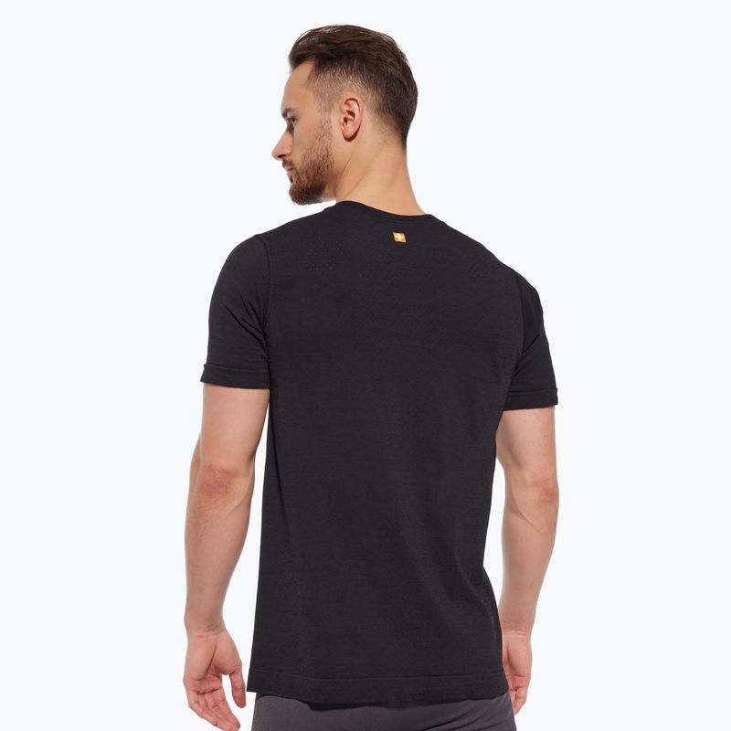 Футболка термічна чоловіча Brubeck Outdoor Merino Wool Pro SS black/bear 2 2