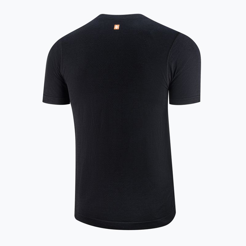 Футболка термічна чоловіча Brubeck Outdoor Merino Wool Pro SS black/bear 2 4