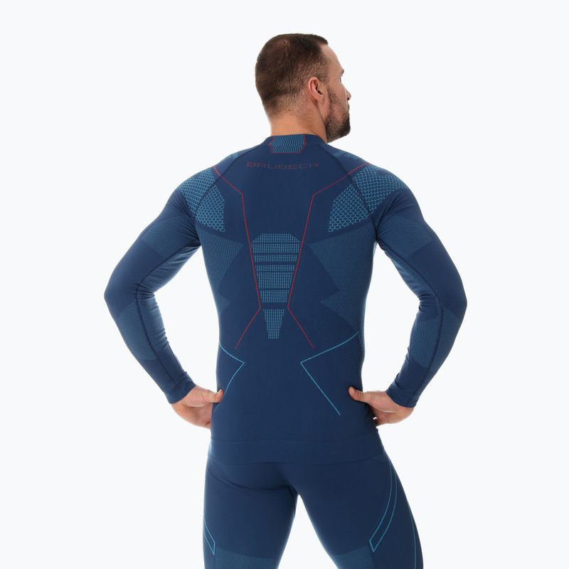 Чоловіча термоактивна кофта Brubeck Thermo джинсовий 2