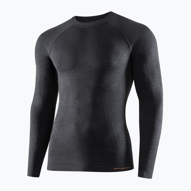 Чоловіча термоактивна кофта Brubeck Merino Active Wool графітовий 3