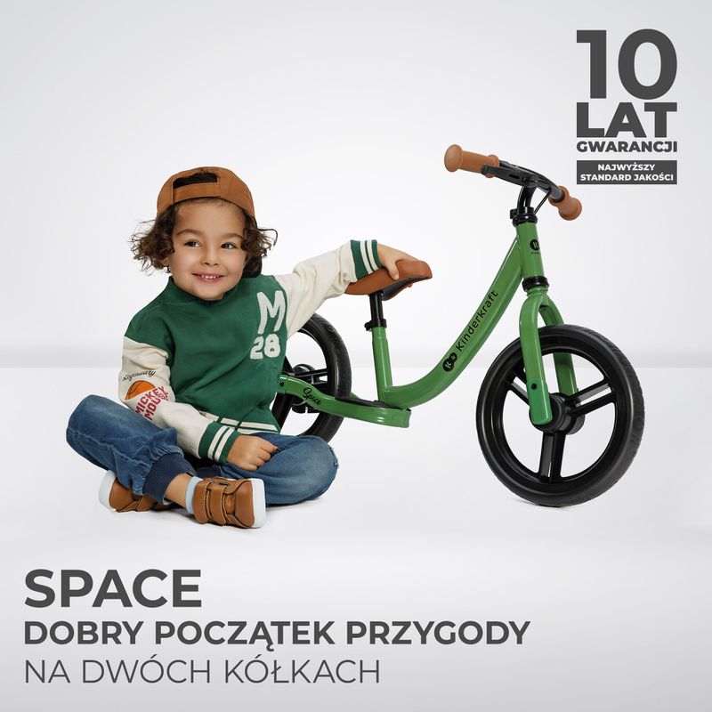 Біговел Kinderkraft Space green 9