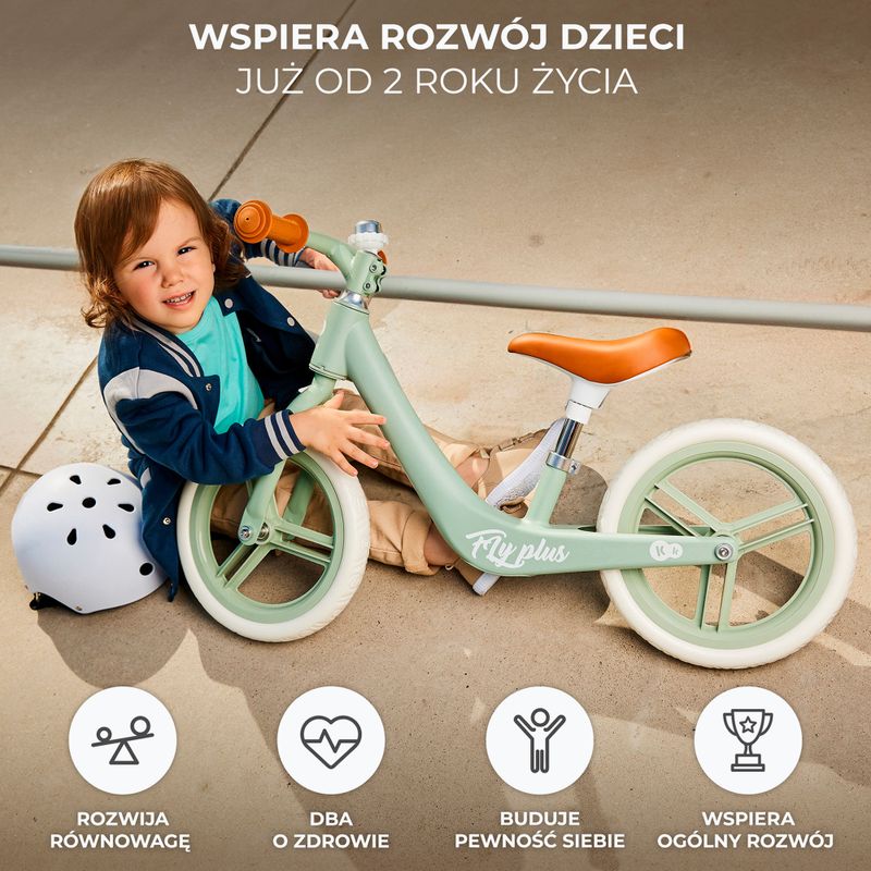 Велосипед біговий Kinderkraft Fly Plus fresh mint 12