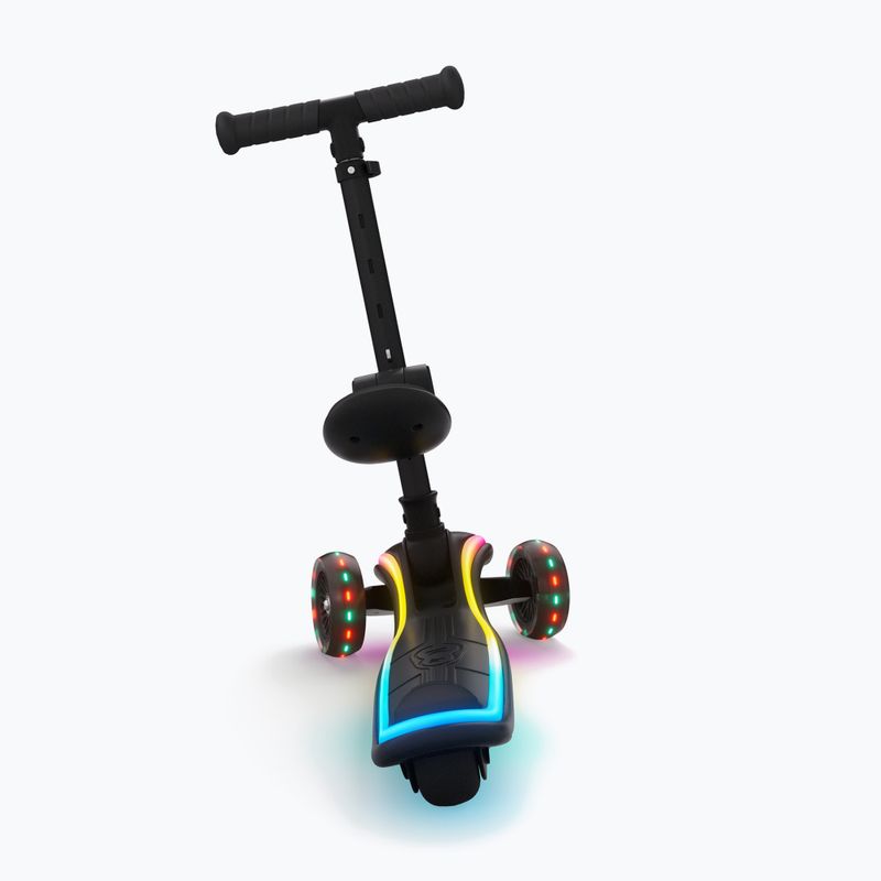 Самокат трьохколісний дитячий Kinderkraft Raket Up black 6