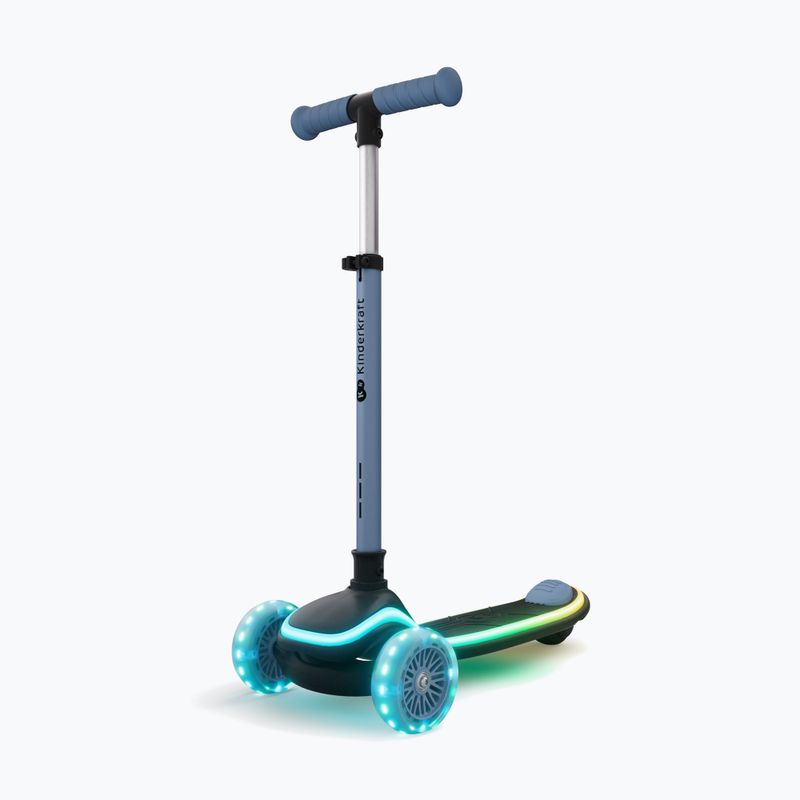 Самокат трьохколісний дитячий Kinderkraft Raket Up blue 3