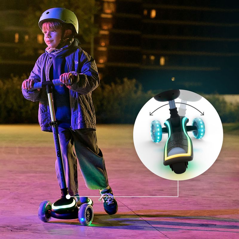 Самокат трьохколісний дитячий Kinderkraft Raket Up blue 13