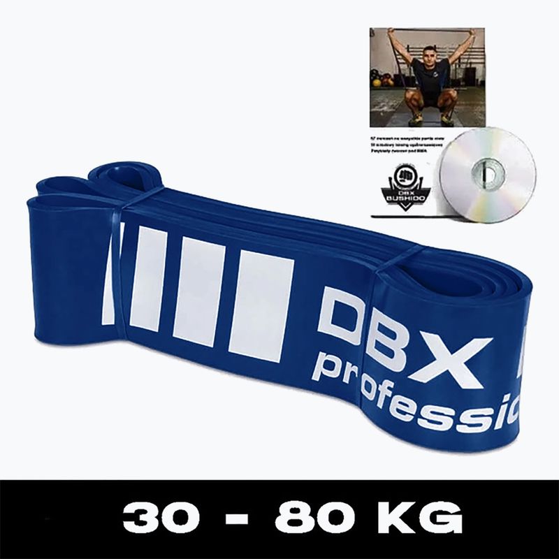 Гумка для вправ  DBX BUSHIDO Power Band 64 синя 5