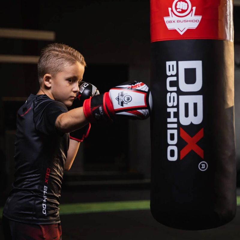 Дитячий боксерський мішок DBX BUSHIDO Junior червоний 6
