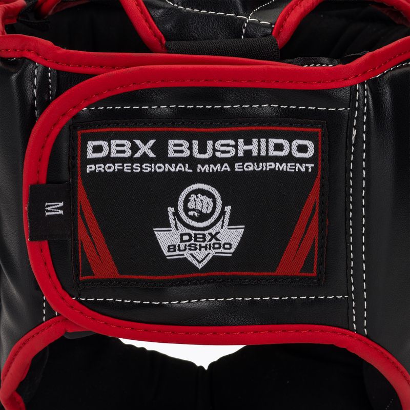 Боксерський шолом DBX BUSHIDO ARH-2190R чорний/червоний 5