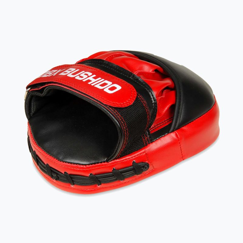 Лапи для тренувань для тренера DBX Bushido Mini 2 pcs. black/red/white 7