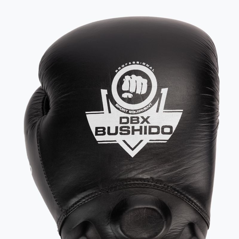 Боксерські рукавички DBX BUSHIDO з системою захисту зап'ястя чорні Bb2 5