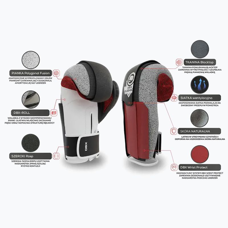 Рукавиці воксерські DBX BUSHIDO з системою Wrist Protect чорні Bb4 9