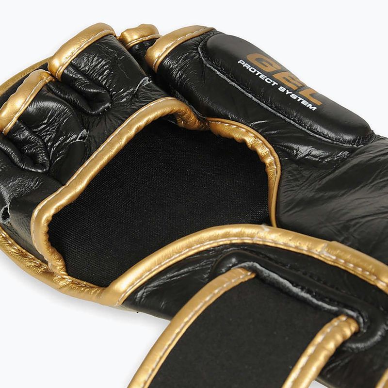 Спарингові рукавиці для тренувань MMA DBX BUSHIDO шкіряні чорні Arm-2011D-L 6