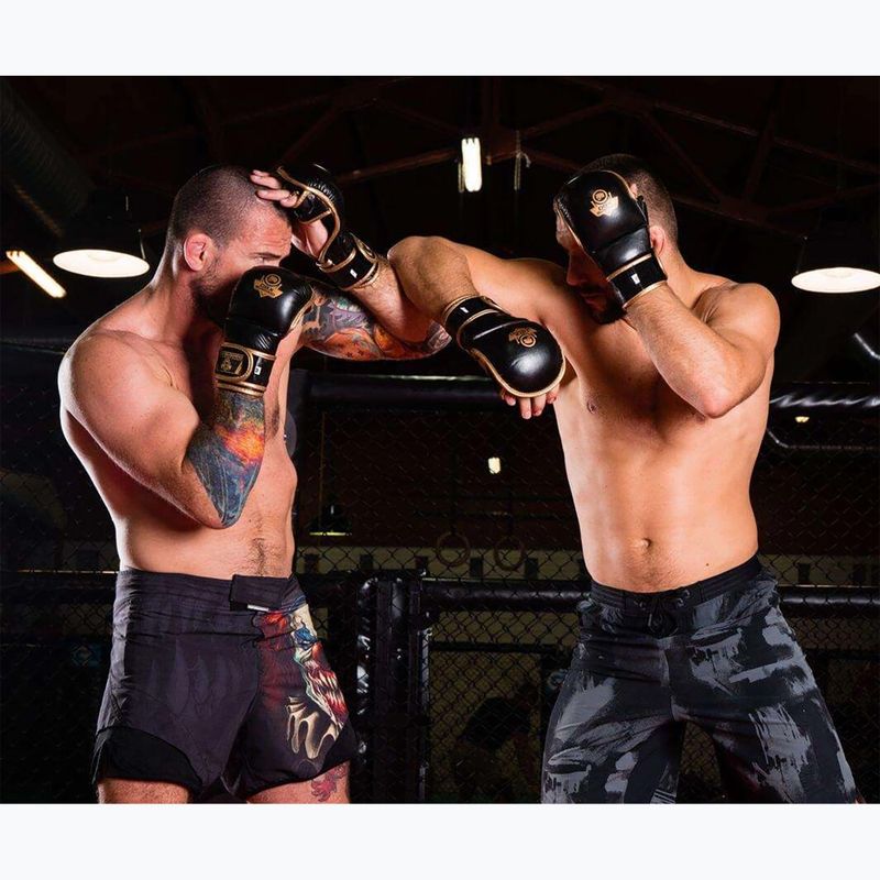 Спарингові рукавиці для тренувань MMA DBX BUSHIDO чорні Arm-2011D-M 17