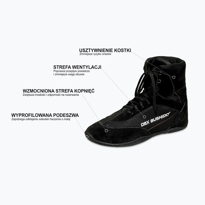 Боксерські черевики DBX BUSHIDO ARS-2051B black 9