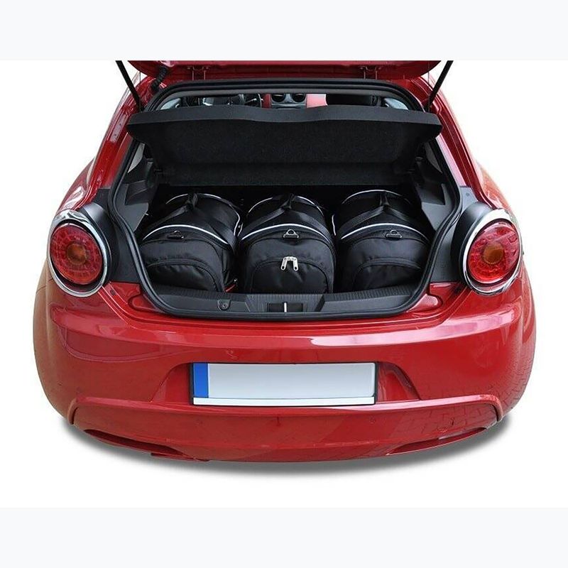 Набір сумок до багажника KJUST Alfa Romeo Mito Hatchback 2008-2018 3 шт. чорний 11