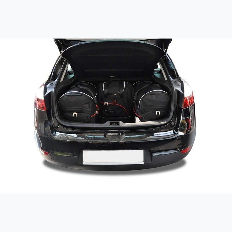 Набір килимків KJUST в багажне відділення Renault Megane Hatchback 2008-2015 4 шт чорний. 14