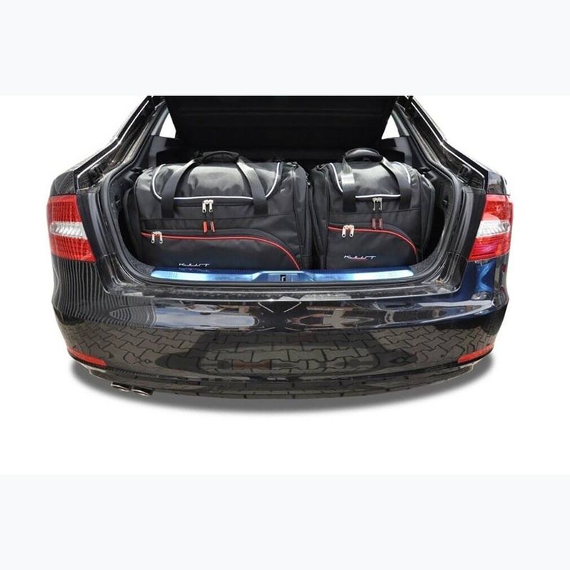 KJUST Skoda Superb Limousine 2008-2015 набір килимків для багажного відділення 5 шт чорний. 11