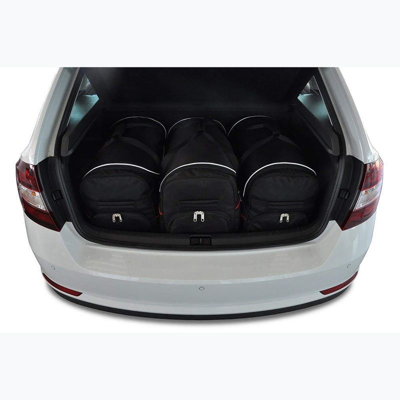 KJUST Skoda Rapid Spaceback набір чохлів для багажника 2012+ 3 шт чорний 8