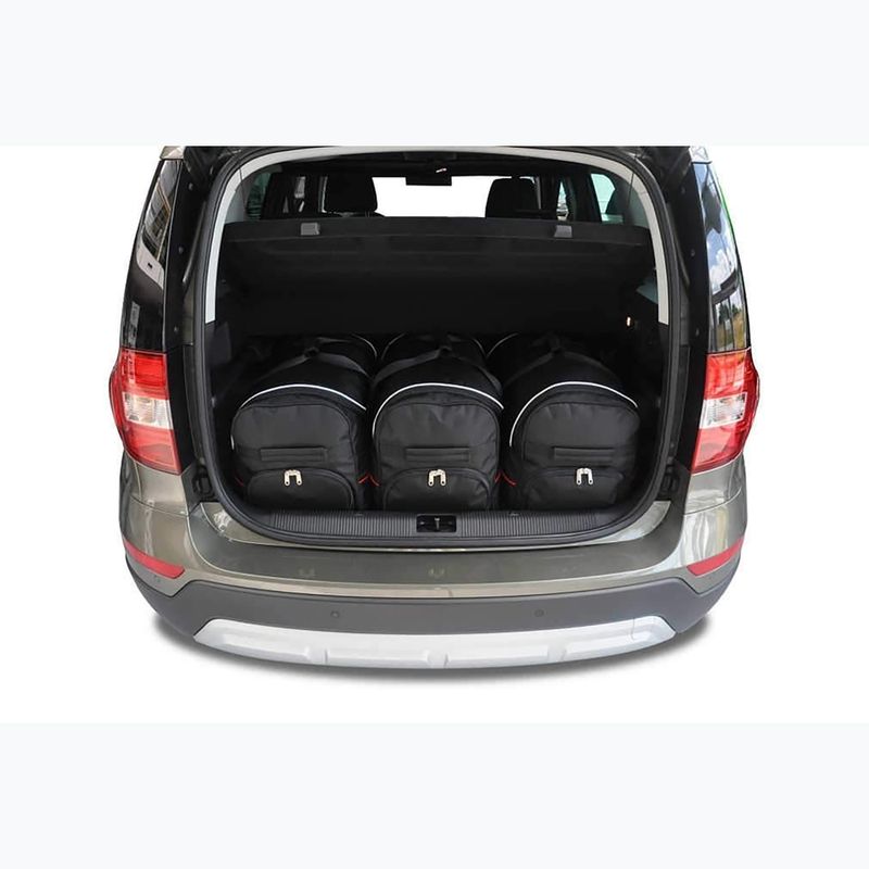 Набір килимків для багажного відділення KJUST Skoda Yeti 2009-2017 3 шт чорний. 10