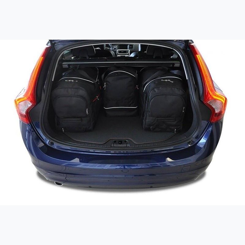 Комплект чохлів для багажника KJUST Volvo V60 Cross Country 2015-2018 4 шт чорний. 17