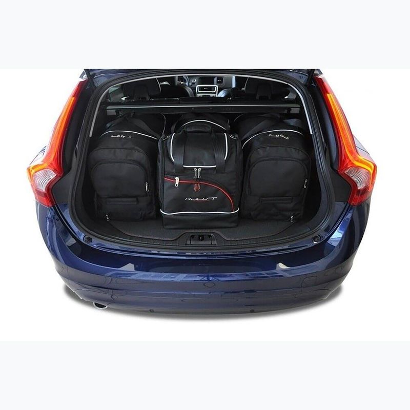 Комплект килимків в багажник KJUST Volvo V60 2010-2018 4 шт чорний. 16