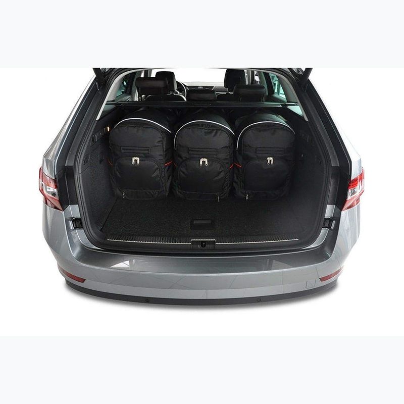 Набір килимків для багажника KJUST Skoda Superb Combi 2015-2023 5 шт чорний. 12