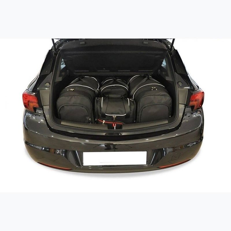 Комплект килимків KJUST в багажне відділення Opel Astra Hatchback 2015-2021 4 шт чорний. 13