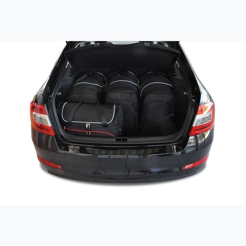 Комплект чохлів для багажника KJUST Skoda Octavia Liftback 2013-2020 5 шт чорний. 13