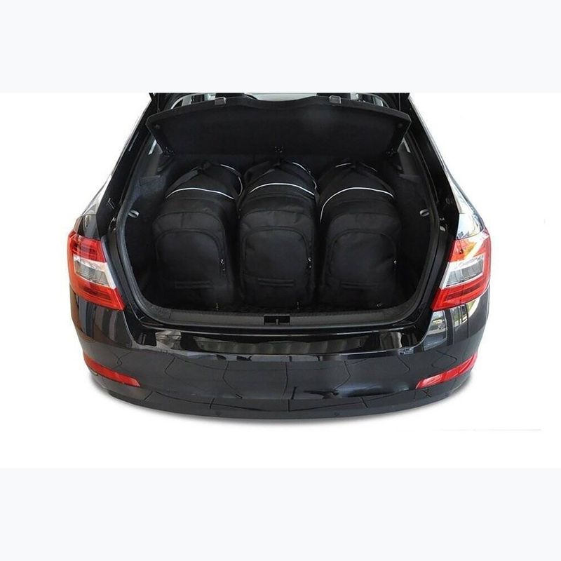 Комплект чохлів для багажника KJUST Skoda Octavia Liftback 2013-2020 5 шт чорний. 14