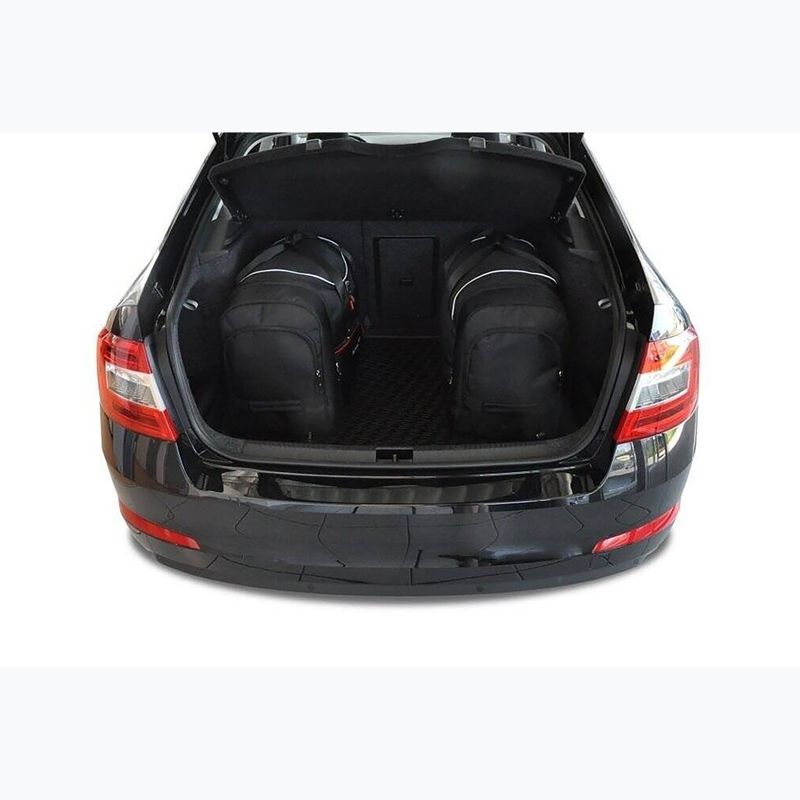 Комплект чохлів для багажника KJUST Skoda Octavia Liftback 2013-2020 5 шт чорний. 15