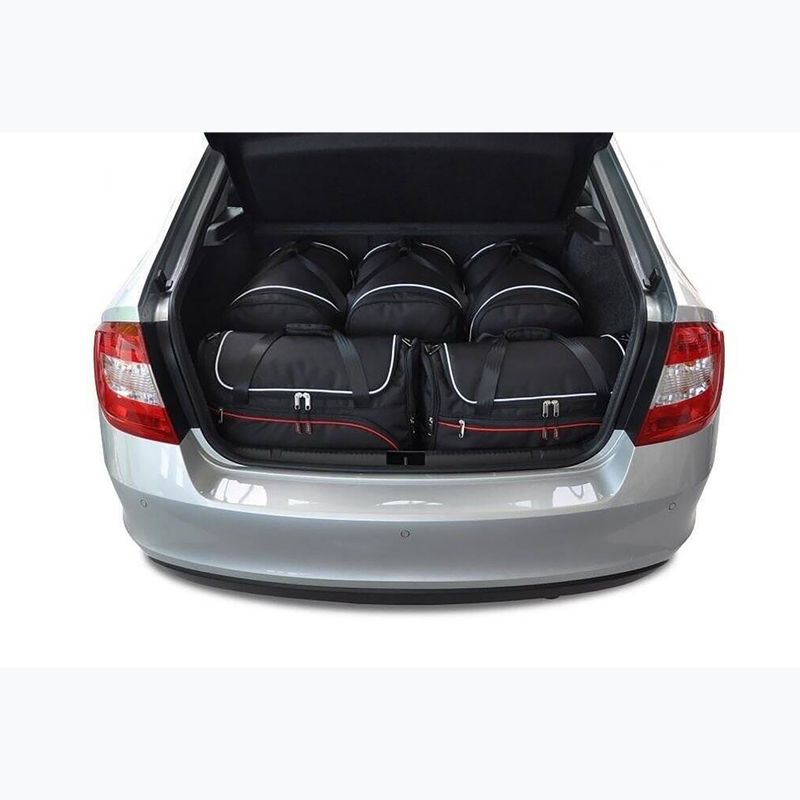Комплект килимків для багажного відділення KJUST Skoda Rapid Liftback 2012-2019 5 шт чорний. 12