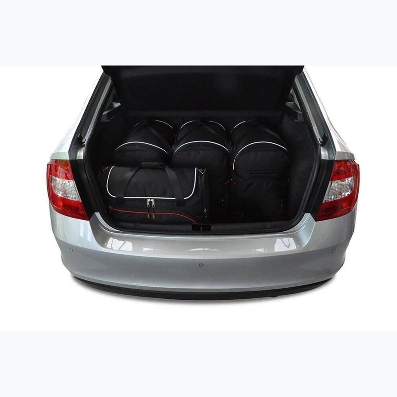 Комплект килимків для багажного відділення KJUST Skoda Rapid Liftback 2012-2019 5 шт чорний. 13