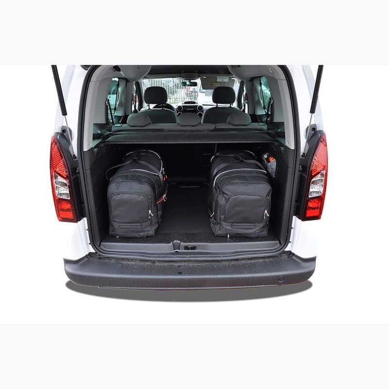 Комплект килимків KJUST в багажне відділення Peugeot Partner 2008-2019 4 шт чорний. 15