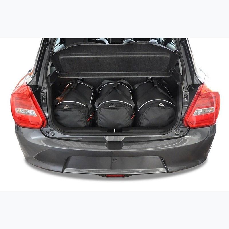 Комплект сумок KJUST Suzuki Swift 2017+ на 3 багажники чорний. 10