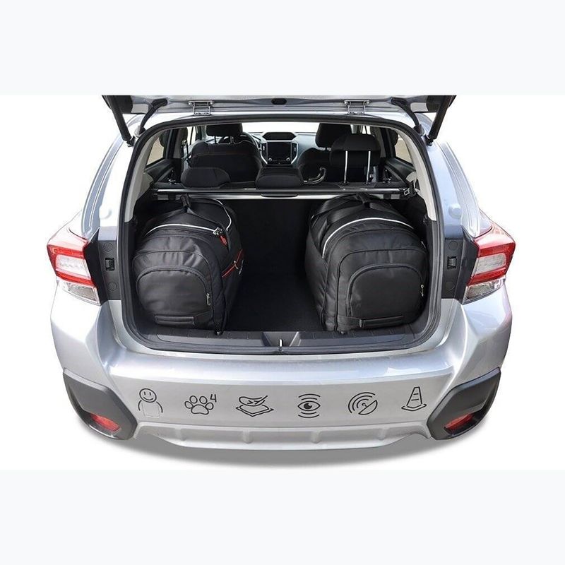Набір сумок для багажника KJUST Subaru Xv 2017+ 4 шт чорного кольору. 14