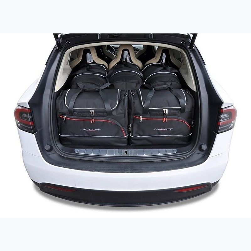 KJUST Tesla Model X 2016+ комплект з 5 багажних сумок чорного кольору. 15