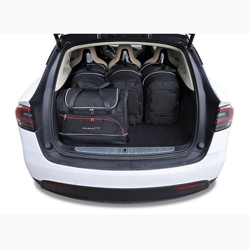 KJUST Tesla Model X 2016+ комплект з 5 багажних сумок чорного кольору. 16