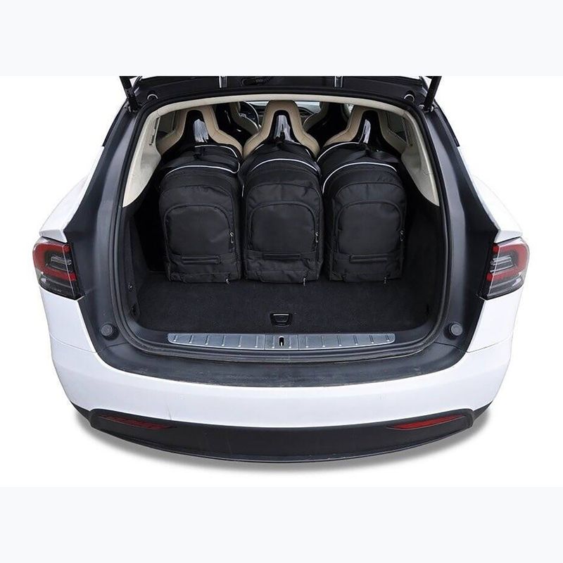 KJUST Tesla Model X 2016+ комплект з 5 багажних сумок чорного кольору. 17