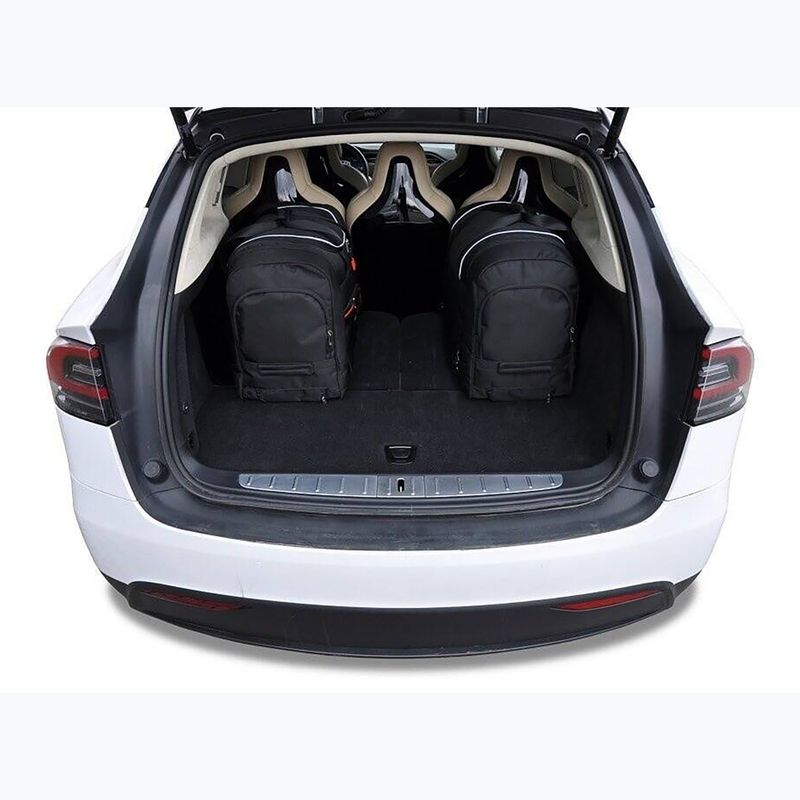 KJUST Tesla Model X 2016+ комплект з 5 багажних сумок чорного кольору. 18